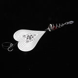 Maxbell Creative Steel 3D Crystal Spiral Wind Spinner Red Heart Shap - Aladdin Shoppers