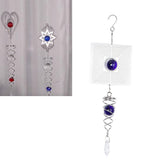Maxbell STAINLESS STEEL SPIRAL TAIL-DECORATIVE WIND W/HOOK HOME DECOR PURPLE - Aladdin Shoppers