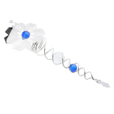 Maxbell Kinetics 3d Helix Stainless Steel Garden Wind Home Yard Decor Blue - Aladdin Shoppers