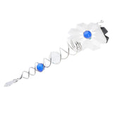Maxbell Kinetics 3d Helix Stainless Steel Garden Wind Home Yard Decor Blue - Aladdin Shoppers