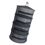 Maxbell Collapsible Herb Drying Net Dryer Mesh Rack with Zipper 4-Layer Black - Aladdin Shoppers