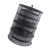 Maxbell Collapsible Herb Drying Net Dryer Mesh Rack with Zipper 4-Layer Black - Aladdin Shoppers