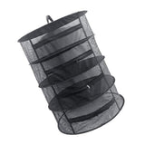 Maxbell Collapsible Herb Drying Net Dryer Mesh Rack with Zipper 4-Layer Black - Aladdin Shoppers