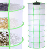 Maxbell Collapsible Herb Drying Net Dryer Mesh Rack with Zipper 8-Layer White - Aladdin Shoppers