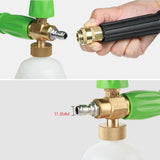 Maxbell High Quality 1000ML Car Wash Gun Jet Pressure Washer 1/4" Adjustable Snow Foam Soap Bottle Green - Aladdin Shoppers