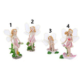 Maxbell 4 Pack Cute Flower Fairies Miniature Plant Pots Bonsai Craft Micro Landscape Fairy Garden Ornaments DIY Dollhouse Kit Decor - Aladdin Shoppers
