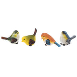 Maxbell 4pcs Artificial Resin Bird Feather Realistic Home Garden Decor Ornament - Aladdin Shoppers