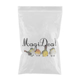 Maxbell 4pcs Artificial Resin Bird Feather Realistic Home Garden Decor Ornament - Aladdin Shoppers