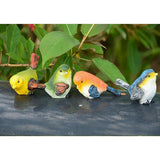 Maxbell 4pcs Artificial Resin Bird Feather Realistic Home Garden Decor Ornament - Aladdin Shoppers