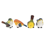 Maxbell 4pcs Artificial Resin Bird Feather Realistic Home Garden Decor Ornament - Aladdin Shoppers