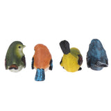 Maxbell 4pcs Artificial Resin Bird Feather Realistic Home Garden Decor Ornament - Aladdin Shoppers
