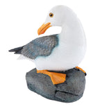Maxbell Resin Craft Seagull Statue Garden Lawn Ornament Animal Sculpture Sitting - Aladdin Shoppers
