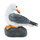 Maxbell Resin Craft Seagull Statue Garden Lawn Ornament Animal Sculpture Sitting - Aladdin Shoppers