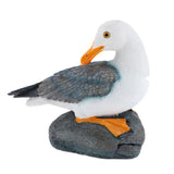 Maxbell Resin Craft Seagull Statue Garden Lawn Ornament Animal Sculpture Sitting - Aladdin Shoppers
