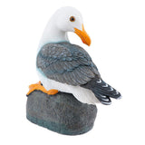 Maxbell Resin Craft Seagull Statue Garden Lawn Ornament Animal Sculpture Sitting - Aladdin Shoppers
