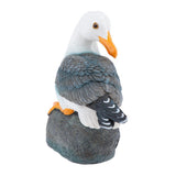 Maxbell Resin Craft Seagull Statue Garden Lawn Ornament Animal Sculpture Sitting - Aladdin Shoppers