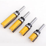 Maxbell 1/4" Shank Straight Flush Trim Router Set Woodworking Cutting Tool 50.8mm - Aladdin Shoppers
