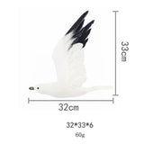 Maxbell Foam Artificial Simulated Flying Seagull Birds Garden Sculpture Home Decor M - Aladdin Shoppers