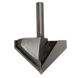 Maxbell 90 Degree 1/4 X 1-3/4-Inch Diameter V-Groove Bit - Silver Wood Carving Tool - Aladdin Shoppers