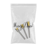 Maxbell Mortise Template Flush Trim Router Bit Milling Cutter 6mm Shank with Bearing Woodworking DIY Tools, 3 Pack - Aladdin Shoppers