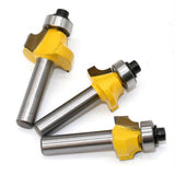 Maxbell Mortise Template Flush Trim Router Bit Milling Cutter 8mm Shank with Bearing Woodworking DIY Tools, 3 Pack - Aladdin Shoppers