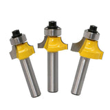 Maxbell Mortise Template Flush Trim Router Bit Milling Cutter 8mm Shank with Bearing Woodworking DIY Tools, 3 Pack - Aladdin Shoppers