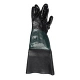 2 Piece Left Hand Gloves + 2 x Glove Holder & Clamp for Sand Blast Cabinet
