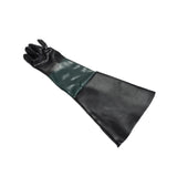 2 Piece Left Hand Gloves + 2 x Glove Holder & Clamp for Sand Blast Cabinet