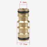 Maxbell Brass Quick Garden Water Tap Connector 3/4 Inch Universal Pipe Fitting Adapter and Male Thread Hose Nozzle Quick Connect Adapter Kit - Aladdin Shoppers