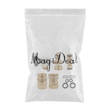 Maxbell Brass Quick Garden Water Tap Connector 3/4 Inch Universal Pipe Fitting Adapter and Male Thread Hose Nozzle Quick Connect Adapter Kit - Aladdin Shoppers