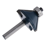 Maxbell Maxbell 1/4''Shank 45 ° Chamfer & Bevel Edging Router Bit 5/8'' Dia Woodworking Tool