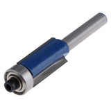Maxbell Maxbell Woodworking Bearing 1/4"Straight Shank Flutes Flush Trim Router Cutter Bits