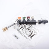 Maxbell Car Washer Metal Jet Lance Nozzle with 4 Quick Nozzle Tips for Karcher K1-K7 - Aladdin Shoppers