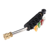 Maxbell Car Washer Metal Jet Lance Nozzle with 4 Quick Nozzle Tips for Karcher K1-K7 - Aladdin Shoppers