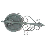 Maxbell Wall Mount Flower Pot Iron Holder Hanging Plant Bracket Bird Feeder Stand - Aladdin Shoppers