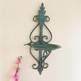 Maxbell Wall Mount Flower Pot Iron Holder Hanging Plant Bracket Bird Feeder Stand - Aladdin Shoppers