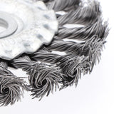 Maxbell Twist Knot Wire Wheel Brush Rust Paint Removal Tools for Grinder/Drill 100mm - Aladdin Shoppers