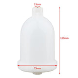 Maxbell Hardness Plastic Universal Gravity Feed Spray Gun Cups Pot Replacement for Car Painting 300ml 1.4mm Nozzle - Aladdin Shoppers