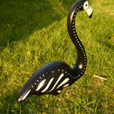 Maxbell Pack of 2, 30" Large Black Skull Flamingo Yard Ornament/ Flamingo Lawn Ornaments/ink Flamingo Garden Yard Stakes - Aladdin Shoppers
