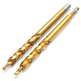 Hex Pocket Hole 3/8inch 9.5mm Twist Step Drill Bit for Jig Guide Acccessories - Aladdin Shoppers