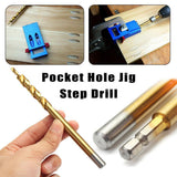 Maxbell 3/8inch 9.5mm Pocket Hole Jig Step Drill Woodworking Joinery For Wood Drilling - Aladdin Shoppers