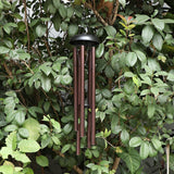 Maxbell 5 Tubes Wood Metal Aluminum Wind Bell Chimes Hanging Home Decoration Crafts As a Gift for Your Friends - Aladdin Shoppers