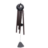 Maxbell 5 Tubes Wood Metal Aluminum Wind Bell Chimes Hanging Home Decoration Crafts As a Gift for Your Friends - Aladdin Shoppers