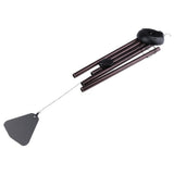Maxbell 5 Tubes Wood Metal Aluminum Wind Bell Chimes Hanging Home Decoration Crafts As a Gift for Your Friends - Aladdin Shoppers
