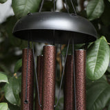 Maxbell 5 Tubes Wood Metal Aluminum Wind Bell Chimes Hanging Home Decoration Crafts As a Gift for Your Friends - Aladdin Shoppers