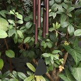 Maxbell 5 Tubes Wood Metal Aluminum Wind Bell Chimes Hanging Home Decoration Crafts As a Gift for Your Friends - Aladdin Shoppers