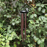Maxbell 5 Tubes Wood Metal Aluminum Wind Bell Chimes Hanging Home Decoration Crafts As a Gift for Your Friends - Aladdin Shoppers