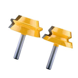 Maxbell Small Lock Miter Router Bit - 22.5° - 7/8" Stock - 8mm Shank - Aladdin Shoppers