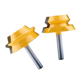 Maxbell Small Lock Miter Router Bit - 22.5° - 7/8" Stock - 8mm Shank - Aladdin Shoppers
