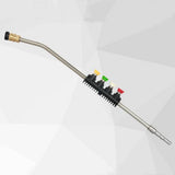 60cm Long Pressure Washer Colorful Wash Nozzle Angled Lance Extension 1/4Inch - Aladdin Shoppers